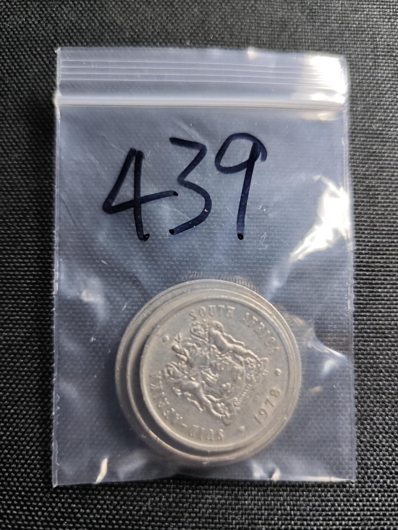 KK钱币收藏小铺   套币专场 2月预留时间 周末发货  1978南非4枚清年