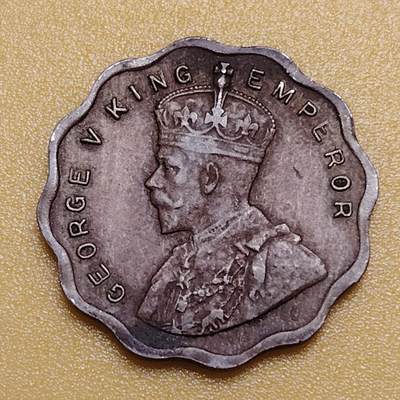 布加迪🐬～世界钱币(上海)🌾第 283 期 /  各国套币和散币 - 英属印度 1935年 1安娜