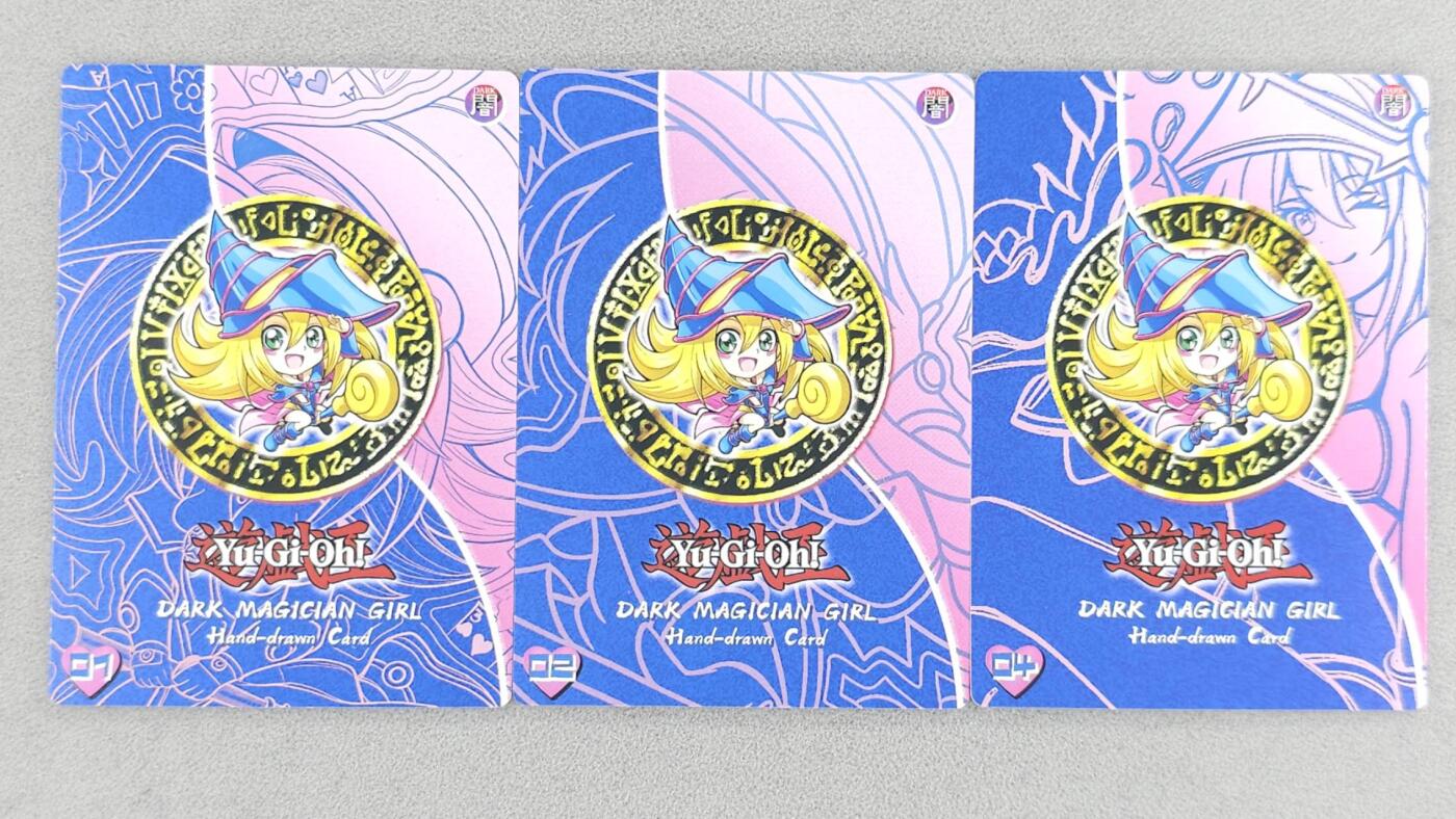 龙虎卡牌-八零场，奇点炸场！！（满200元包邮，无佣金，每周六结拍，欢迎送拍） 粗闪3张 奇点 游戏王 悠扬 - 手绘女黑魔导 一套