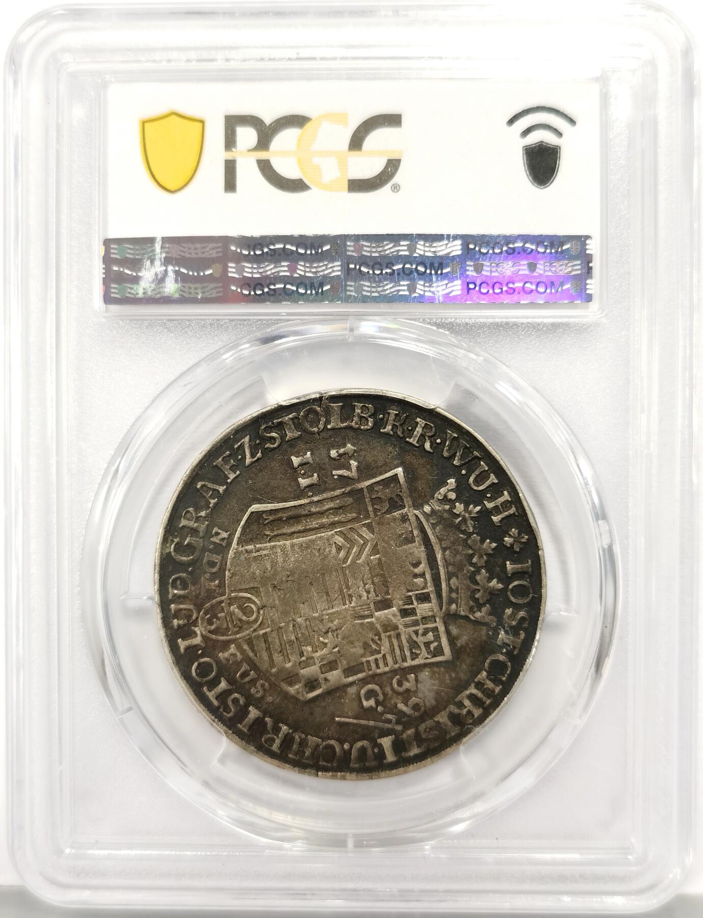 博洋堂“芳菲春韵”3月精品大拍专场暨第166期（全场包邮） PCGS XF40 德国斯托尔贝格1739年2/3泰勒银币，罕见品种，200多年老包浆，唯一冠军分！