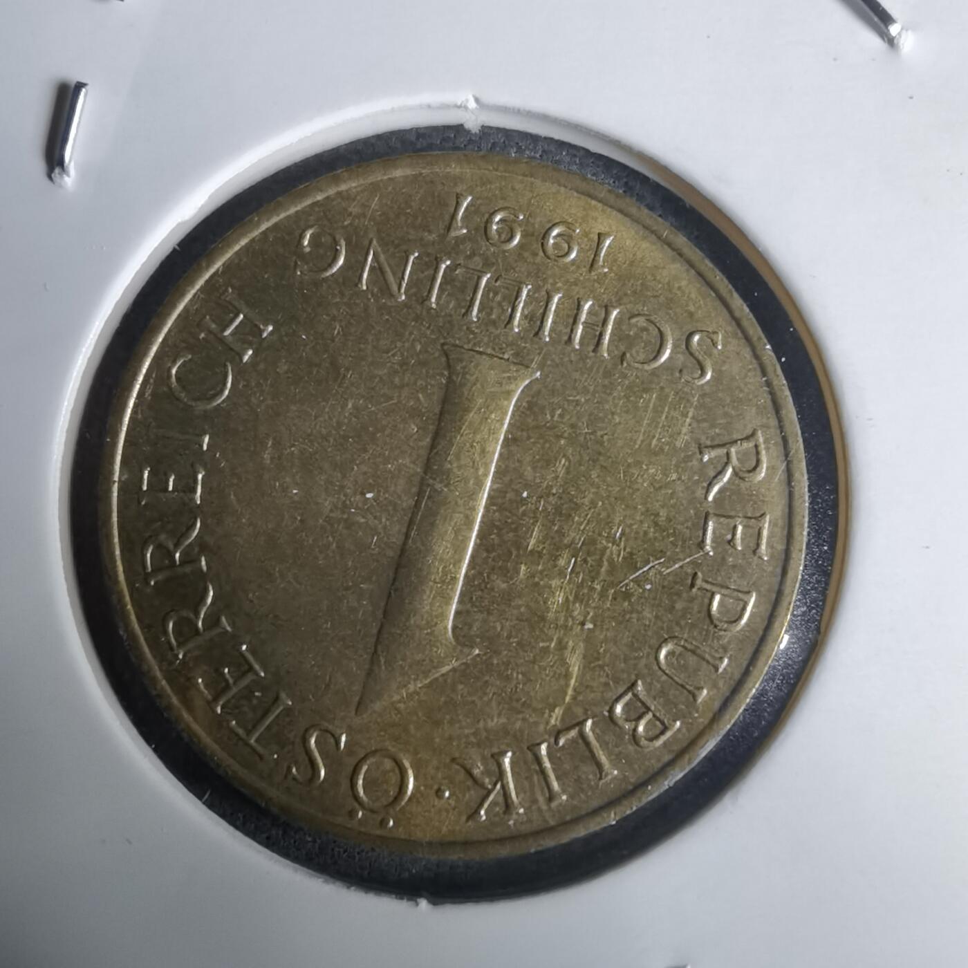 沼泽如烟--第1030场 奥地利1991年1先令