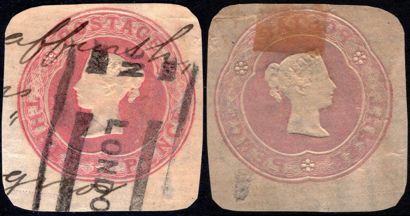 洪涛臻品批发群 精选邮票限时拍卖第1300期  百多年文物！黑便士同期的维多利亚女王 邮资图 压凸版丝毫毕现 十分精致