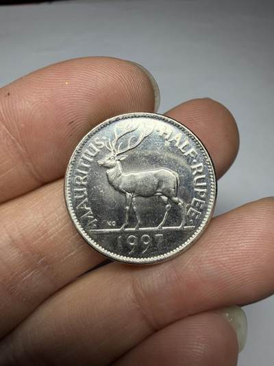 2026年集古藏今外币拍卖第三期-第8场—（总第318拍），可以寄存60天，满160元包邮。 - 1994年毛里求斯半卢比