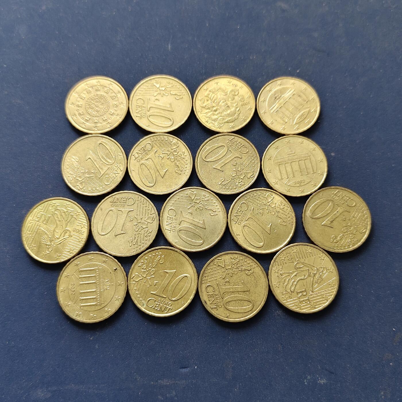 【全场包邮】纯粹捡漏拍514场 欧洲各国各年份10分17枚一组