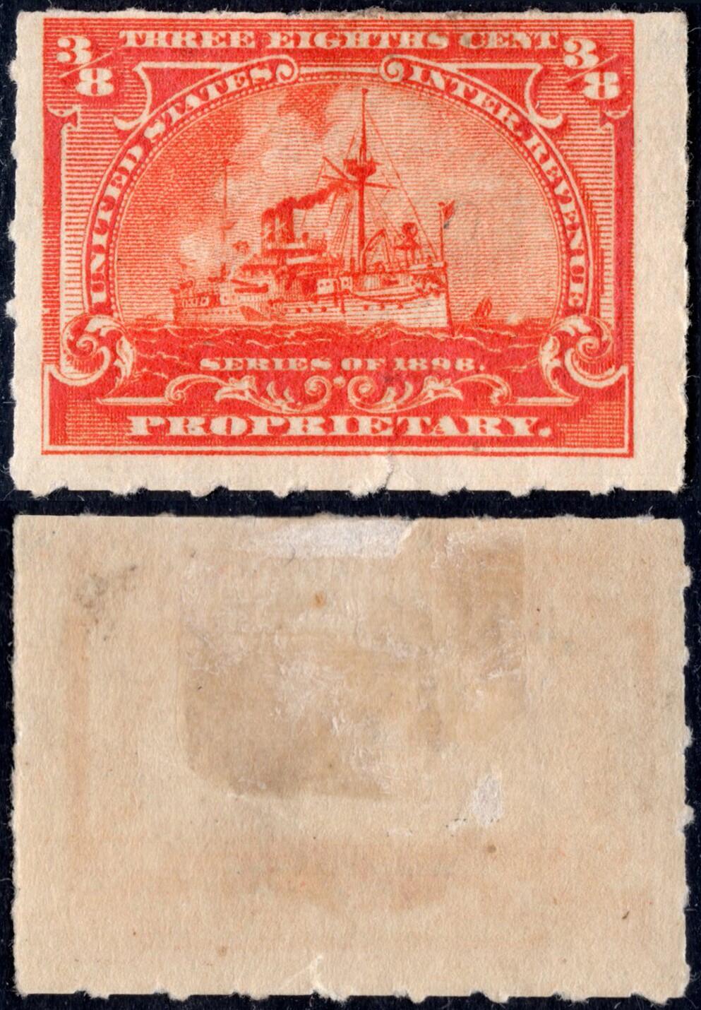 洪涛臻品批发群 精选邮票限时拍卖第1298期  美国1898年战列舰税票 新票带原胶【图2售价25-39】