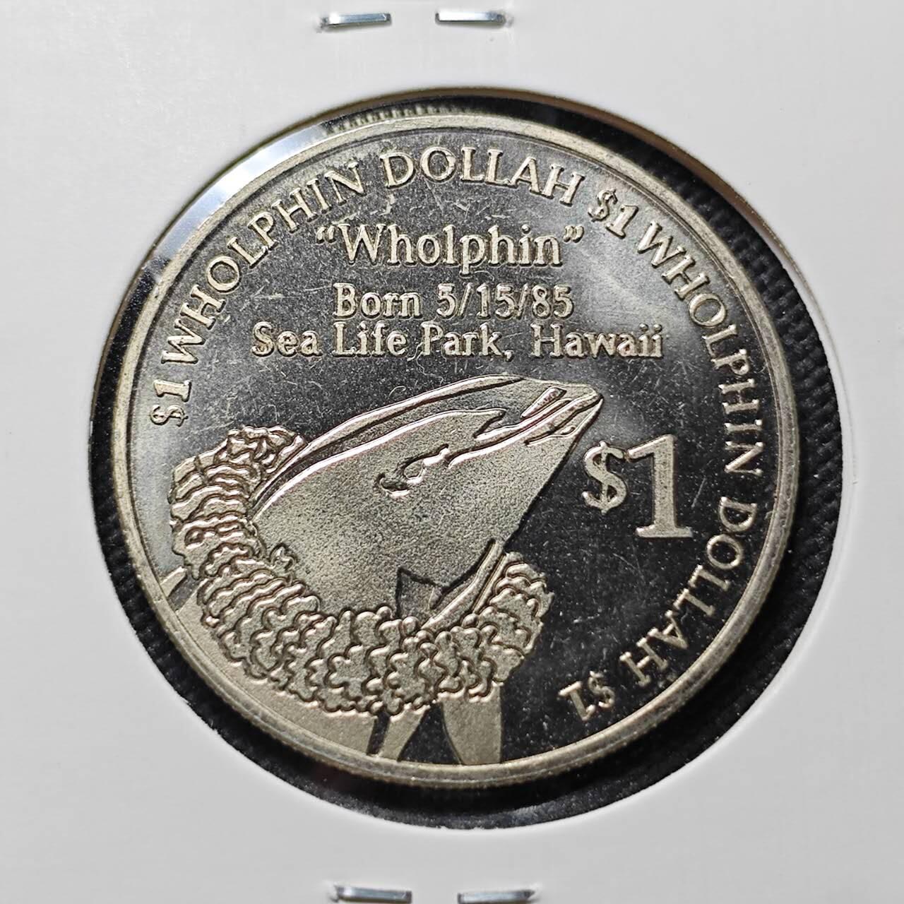 KK钱币收藏小铺  第406期 2月预留时间 周末发货  美国1元代币 好品