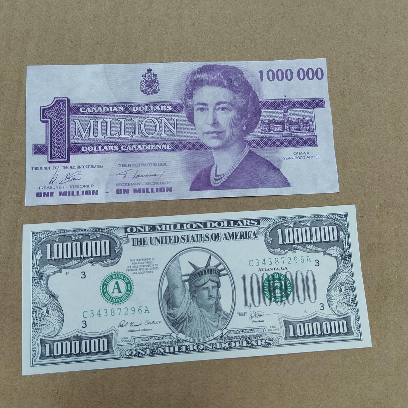 PCAI钱币  25-787  纸币邮票证章古钱铜元小专场 纪念券二张