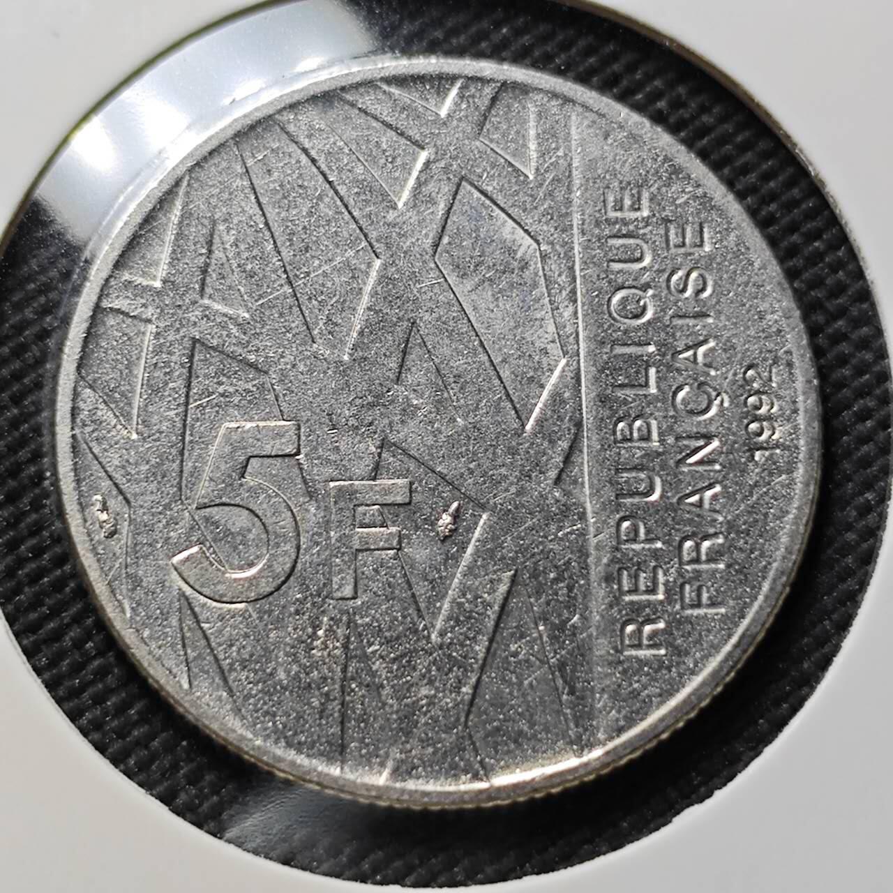 KK钱币收藏小铺  第406期 2月预留时间 周末发货  法国5法郎纪念币