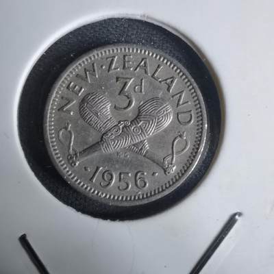 沼泽如烟--第1030场 - 新西兰1956年3便士