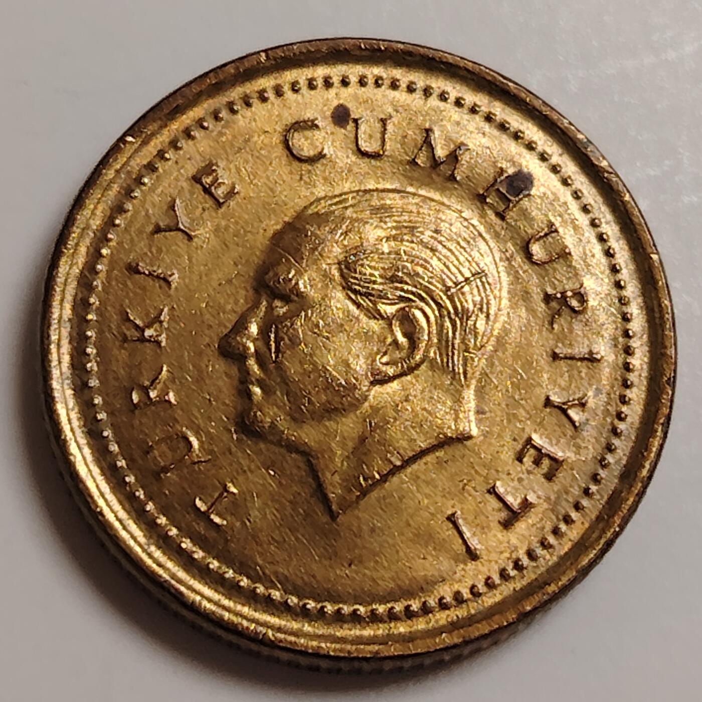 布加迪🐬～世界钱币(上海)🌾第 283 期 /  各国套币和散币 土耳其🇹🇷 1997年 5000里拉