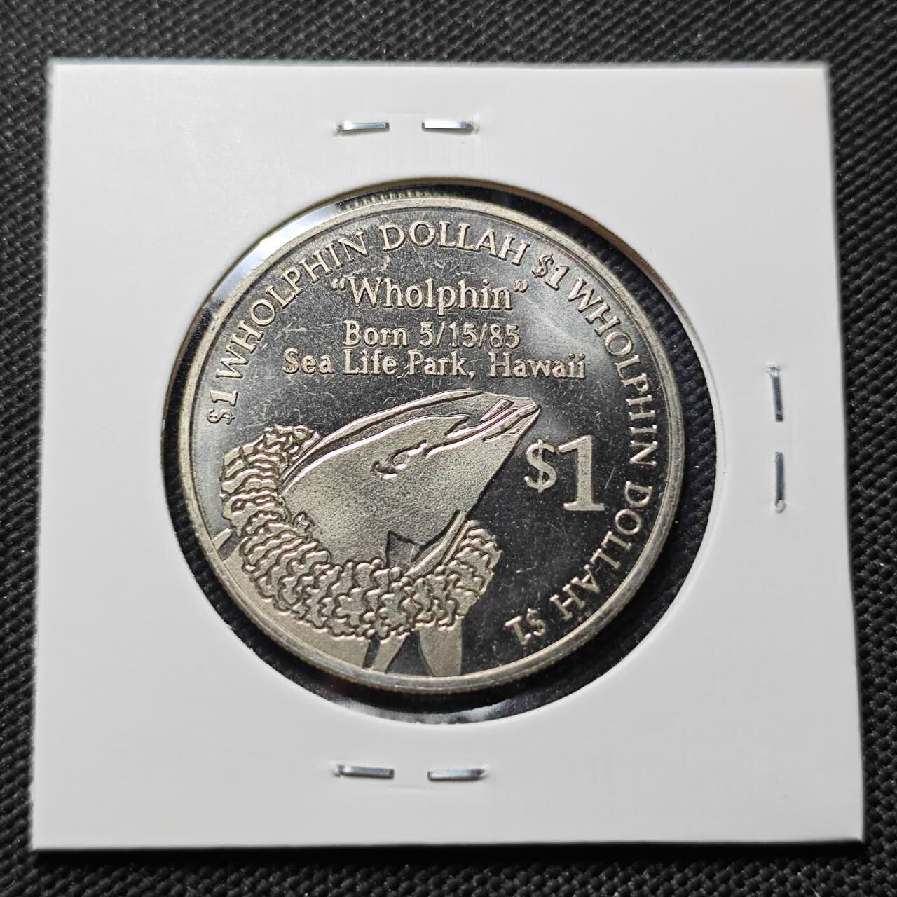 KK钱币收藏小铺  第406期 2月预留时间 周末发货  美国1元代币 好品