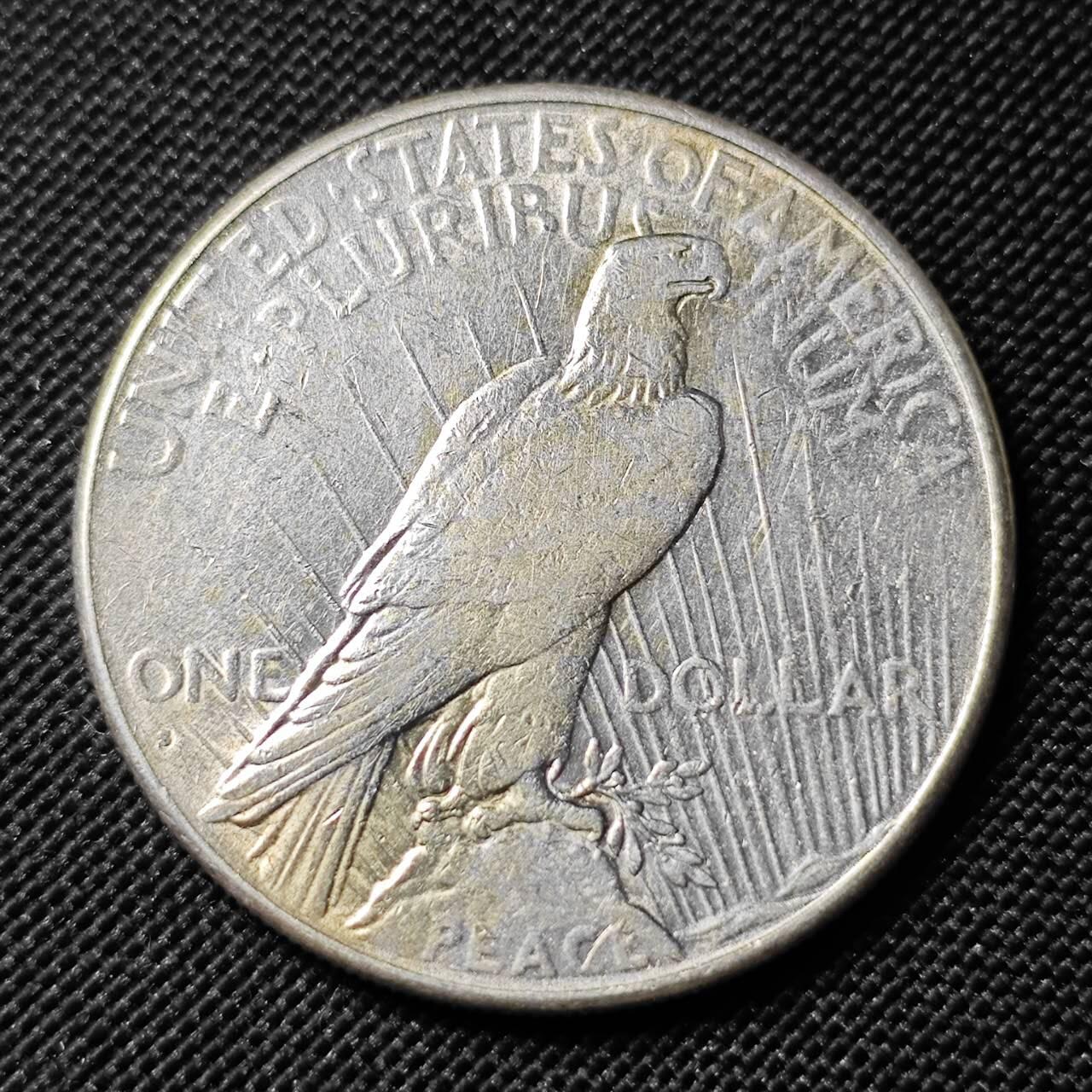 KK钱币收藏小铺   套币专场 2月预留时间 周末发货  1928美国和平鸽1元银币 稀少年份