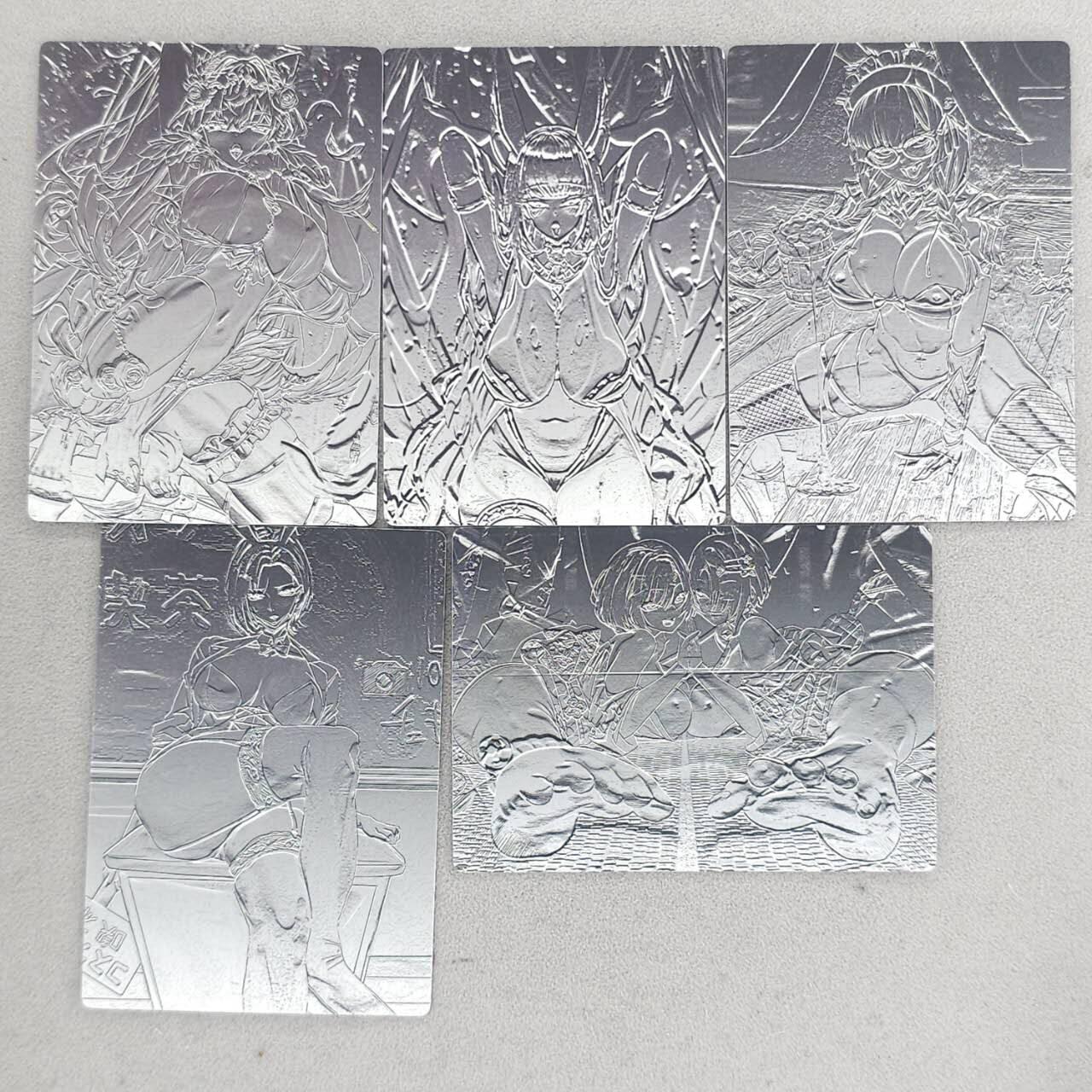 龙虎卡牌-八零场，奇点炸场！！（满200元包邮，无佣金，每周六结拍，欢迎送拍） 粗闪5张 奇点 好看少女 第二弹