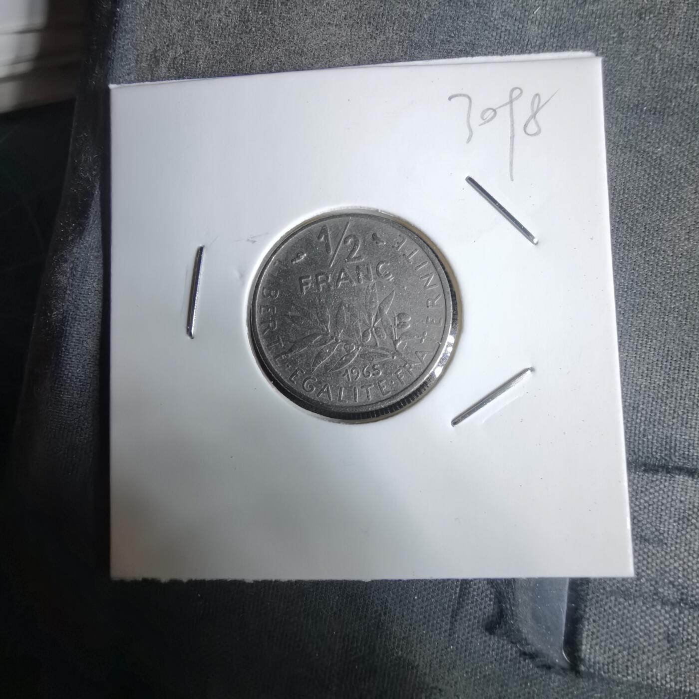 沼泽如烟--第1030场 法国1965年半法郎