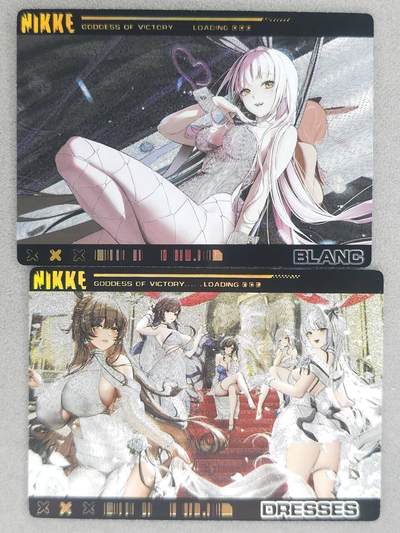 龙虎卡牌-八零场，奇点炸场！！（满200元包邮，无佣金，每周六结拍，欢迎送拍） - 粗闪2张 奇点 胜利女神 - 布兰儿&礼服合集