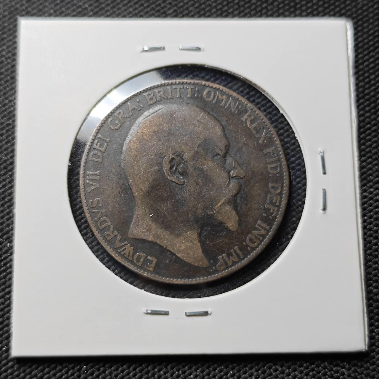 KK钱币收藏小铺  第406期 2月预留时间 周末发货  英国1便士铜币