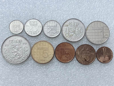 第一海外回流一元起拍收藏 散集专场  第305期 - 荷兰硬币 10枚