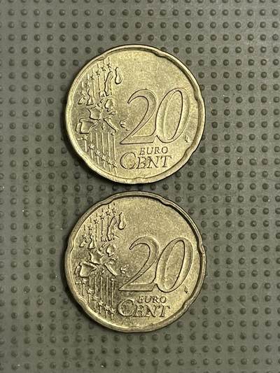 2026年第38场各国散币拍卖（总第188场） - 20欧分2枚