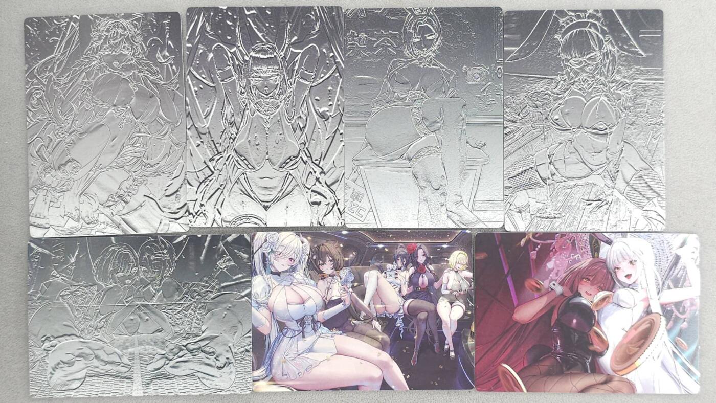 龙虎卡牌-八零场，奇点炸场！！（满200元包邮，无佣金，每周六结拍，欢迎送拍） 粗闪7张 奇点 好看少女&胜利女神