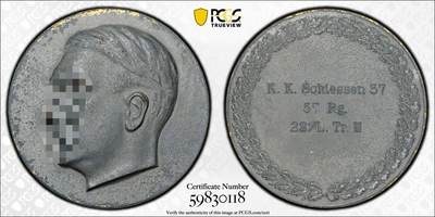 万国钱币拍卖第063期 - PCGS MS61 1937年德国民族社会主义工人党射击节纪念大锡章 罕见品种大规格 PCGS唯一评级唯一冠军分（原图请私信后台或自行查询官网）