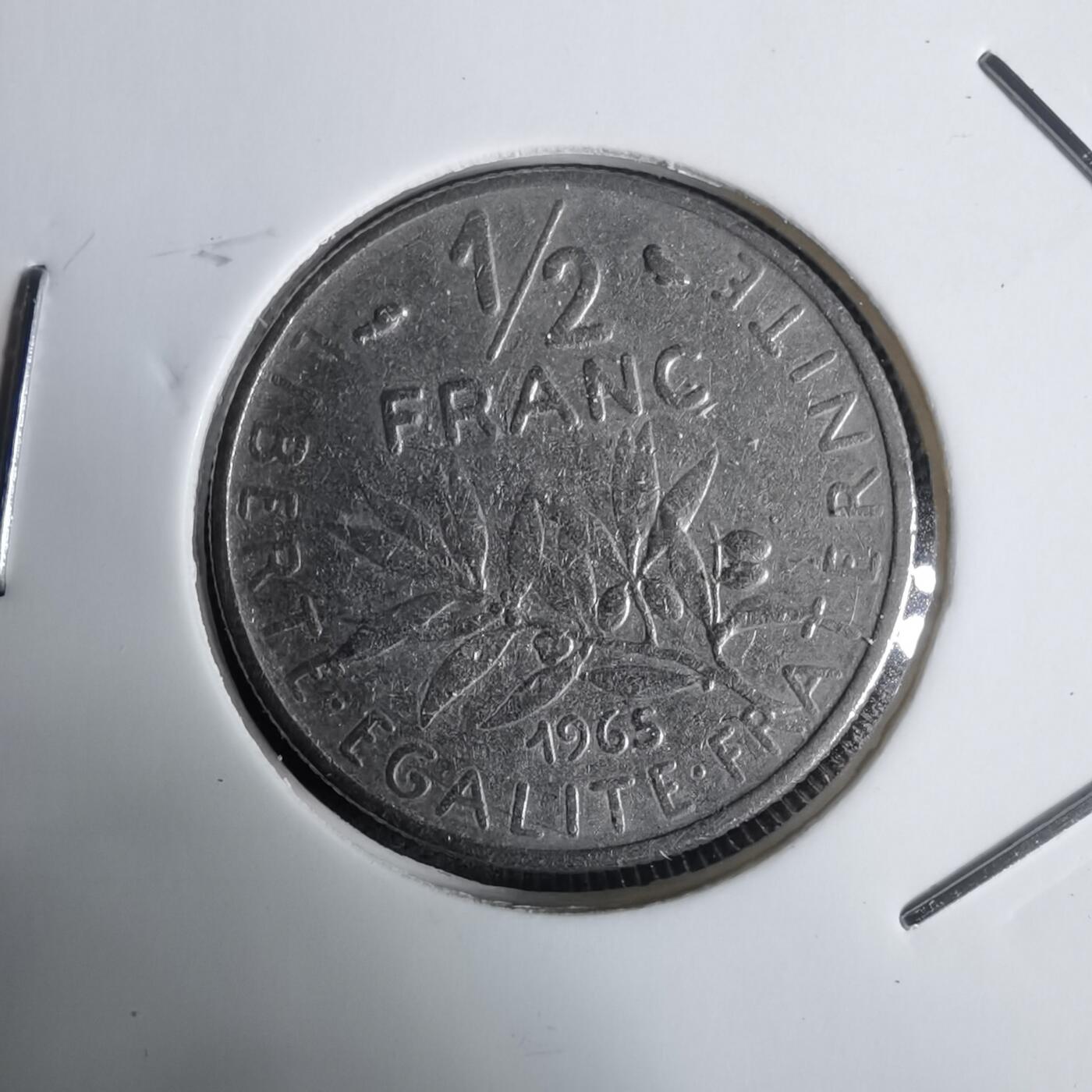 沼泽如烟--第1030场 法国1965年半法郎