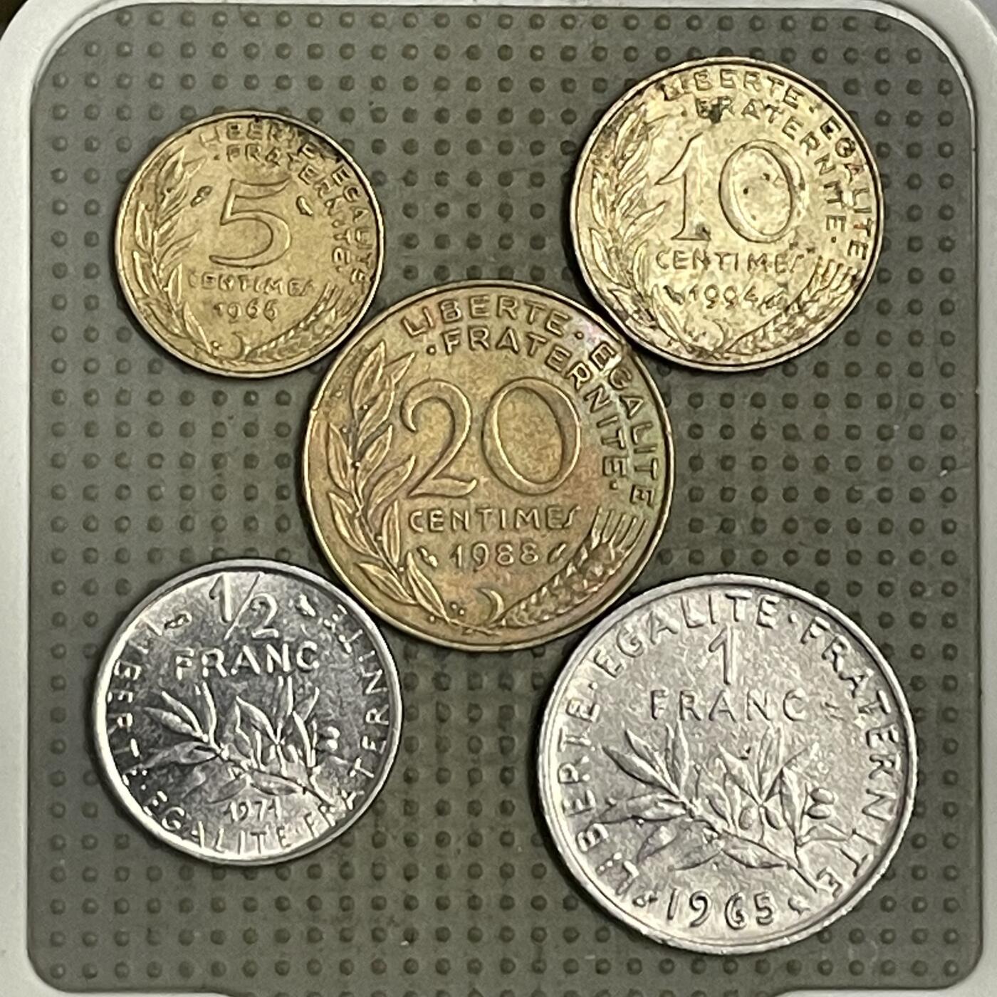 2026年第38场各国散币拍卖（总第188场） 法国5枚