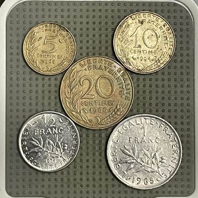 2026年第38场各国散币拍卖（总第188场） - 法国5枚