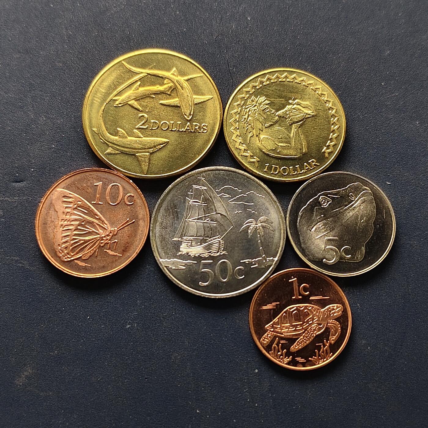 【全场包邮】纯粹捡漏拍514场 英属托克劳群岛2017年6枚套币