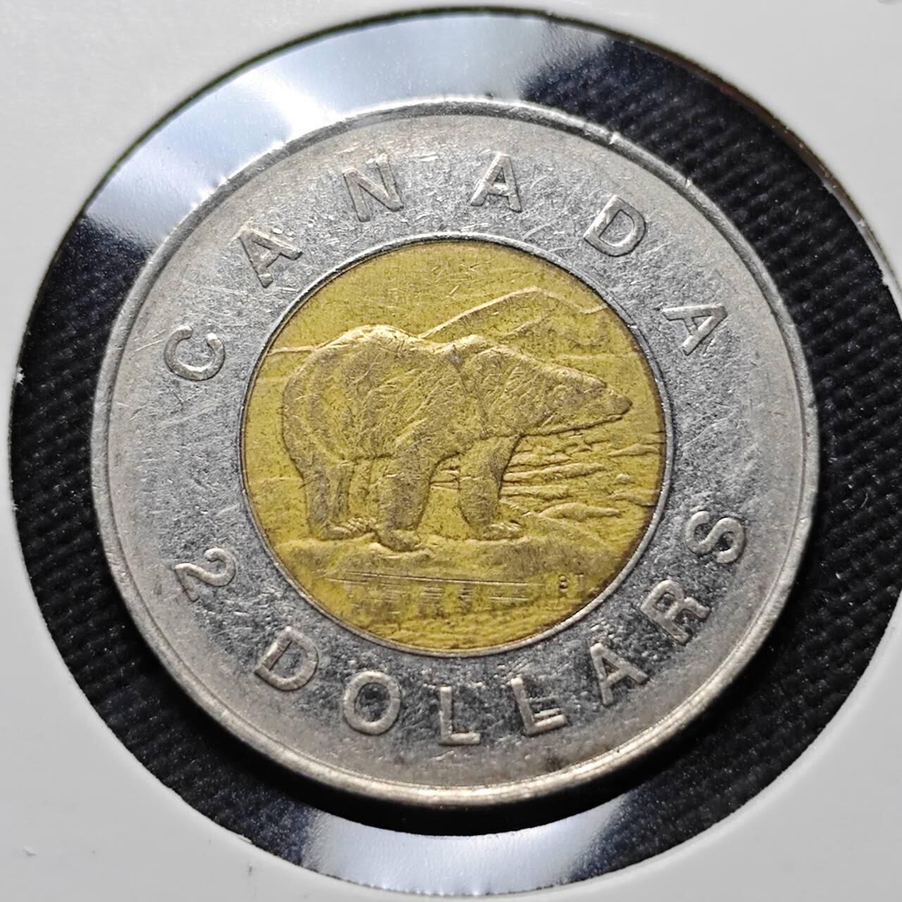 KK钱币收藏小铺  第406期 2月预留时间 周末发货  加拿大2元