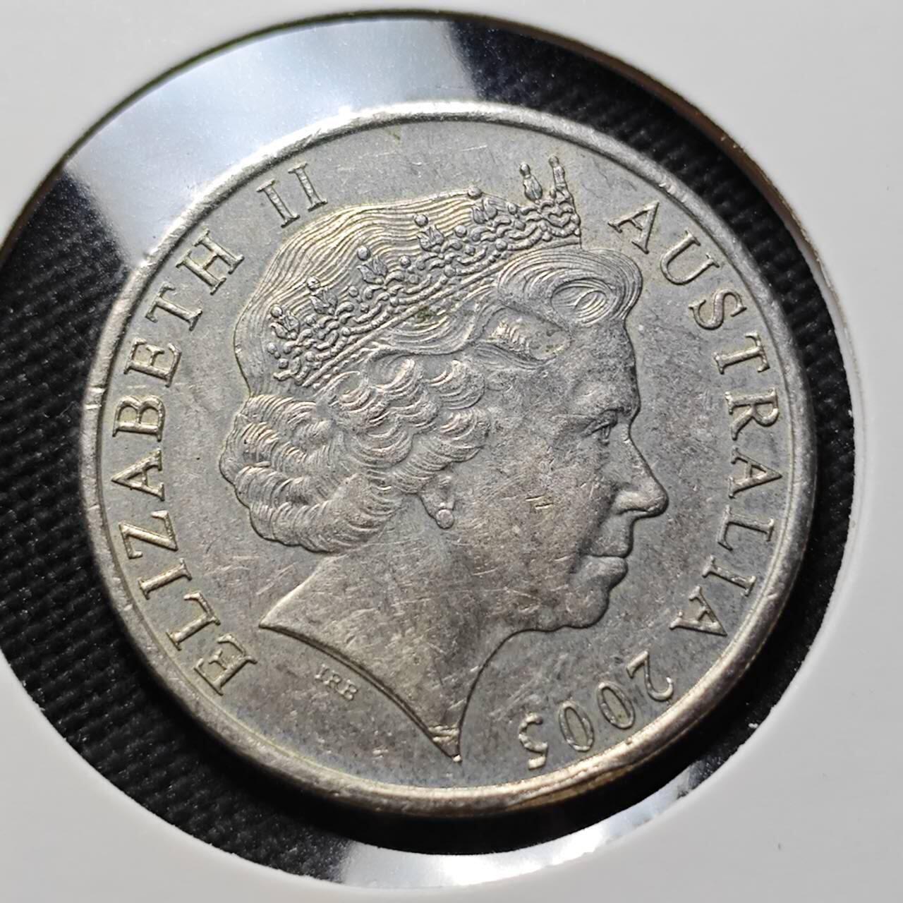 KK钱币收藏小铺  第406期 2月预留时间 周末发货  澳大利亚20分纪念币