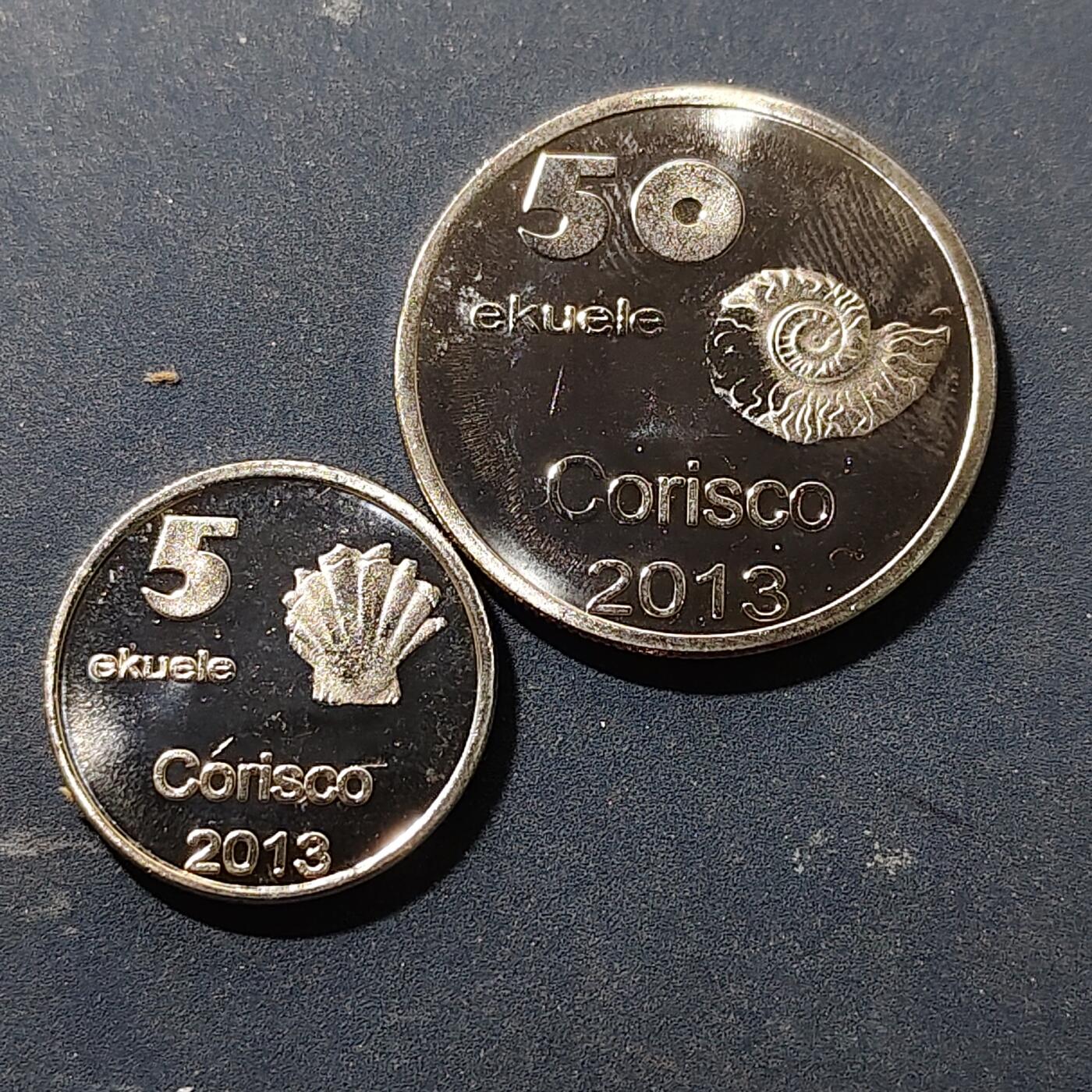 【全场包邮】纯粹捡漏拍514场 科里斯科岛2013年2枚PL商业币