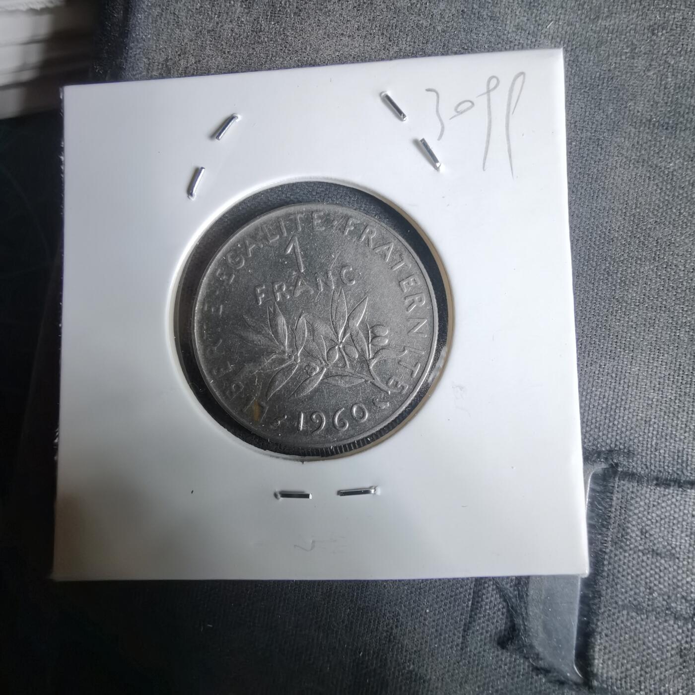 沼泽如烟--第1030场 法国1960年1法郎