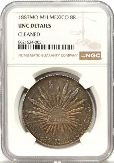 博洋堂“芳菲春韵”3月精品大拍专场暨第166期（全场包邮） - NGC UNC 墨西哥1887MO MH版花边鹰洋 完全未使用