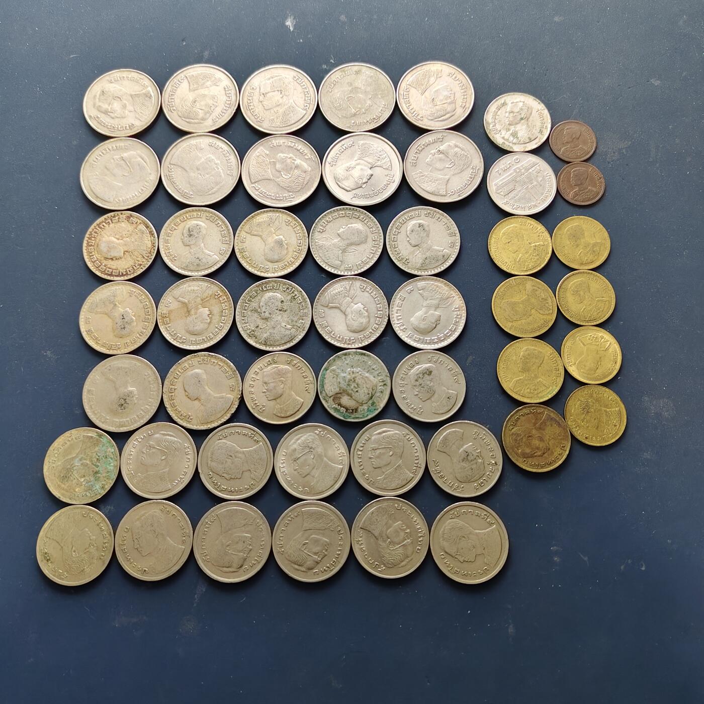 【全场包邮】纯粹捡漏拍515场 【批量】泰国早期各年份散币49枚一组