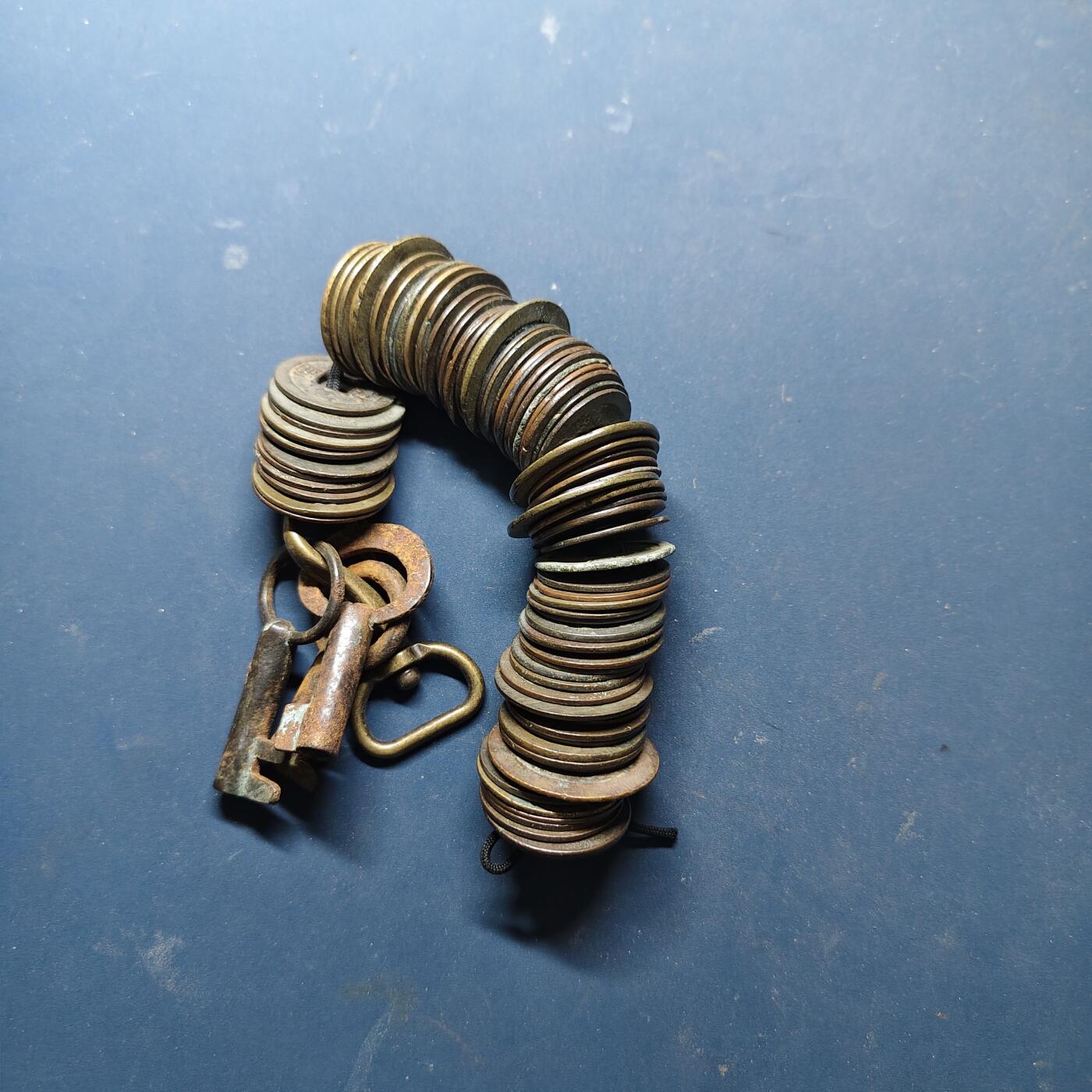 【全场包邮】纯粹捡漏拍515场 【批量】日本整串宽永通宝（重309克）一组