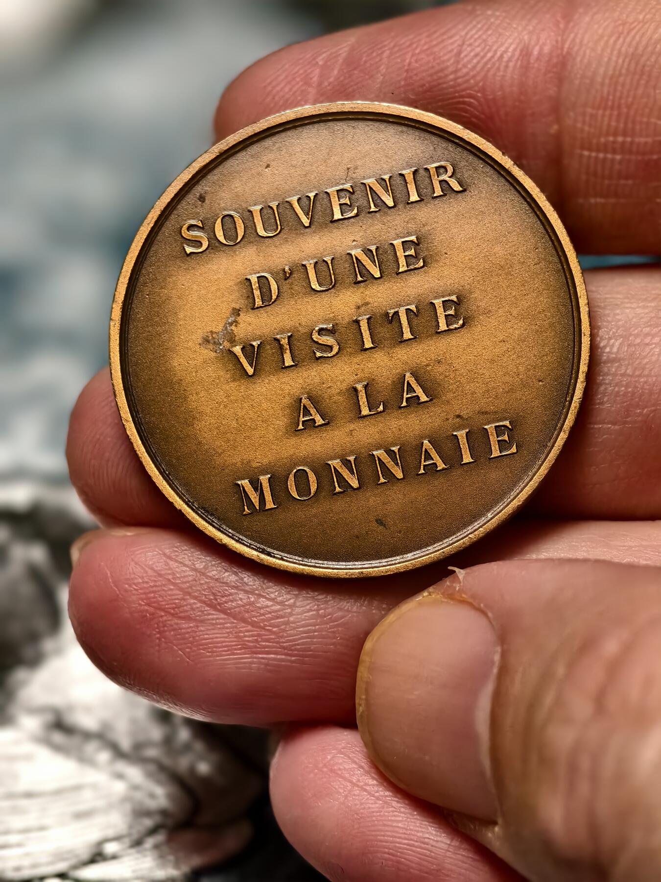 抚柳草堂-第十九期章牌钱币  奖章勋章限时免佣 满百包邮 放漏专场 法国巴黎造币厂纪念铜章 直径32mm  重14.2g