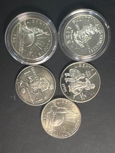 ❤️【币观天下】❤️ 第346期钱币拍卖场- 2026.3.27周五晚上6点半场 长期征集拍品  - 美国纪念币5枚一组