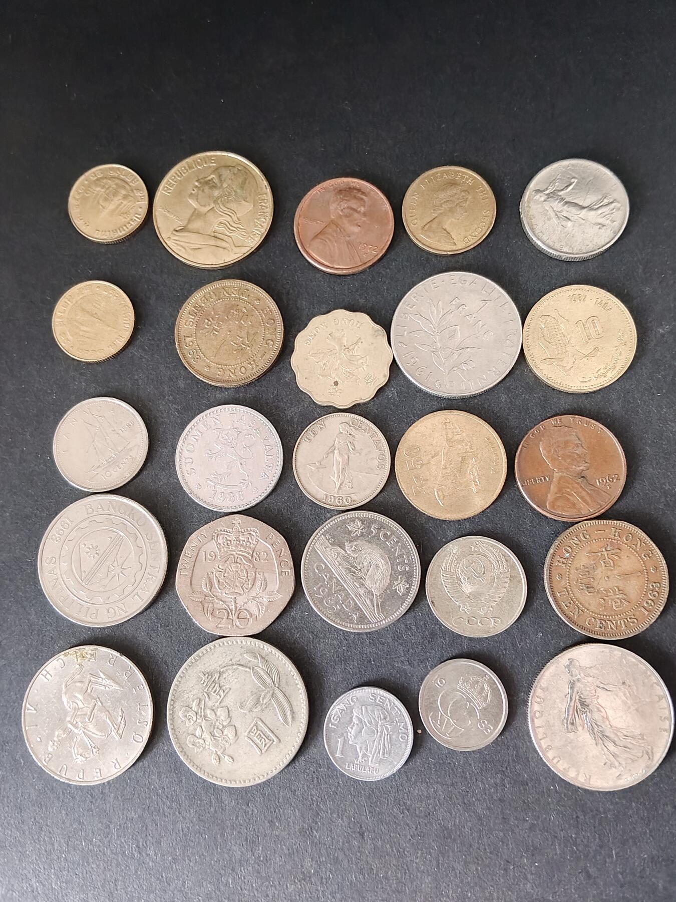 猩哥外币小铺➨【第225场】 硬币24个