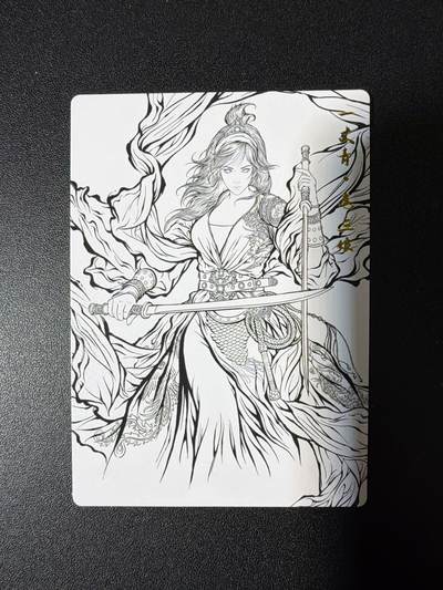 NO.28 好又多金牌大场，每周一站式配齐，方便凑单！（周6晚9点截拍，卖家送拍0抽成！） - 卡德曼 张建东水浒 扈三娘 线稿普卡