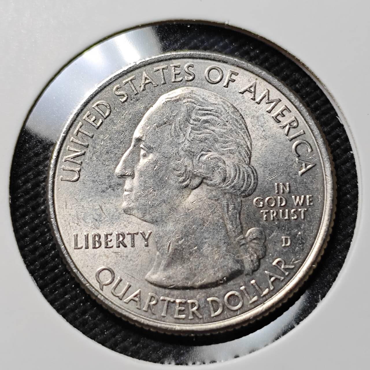 KK钱币收藏小铺  第406期 2月预留时间 周末发货  美国25分纪念币