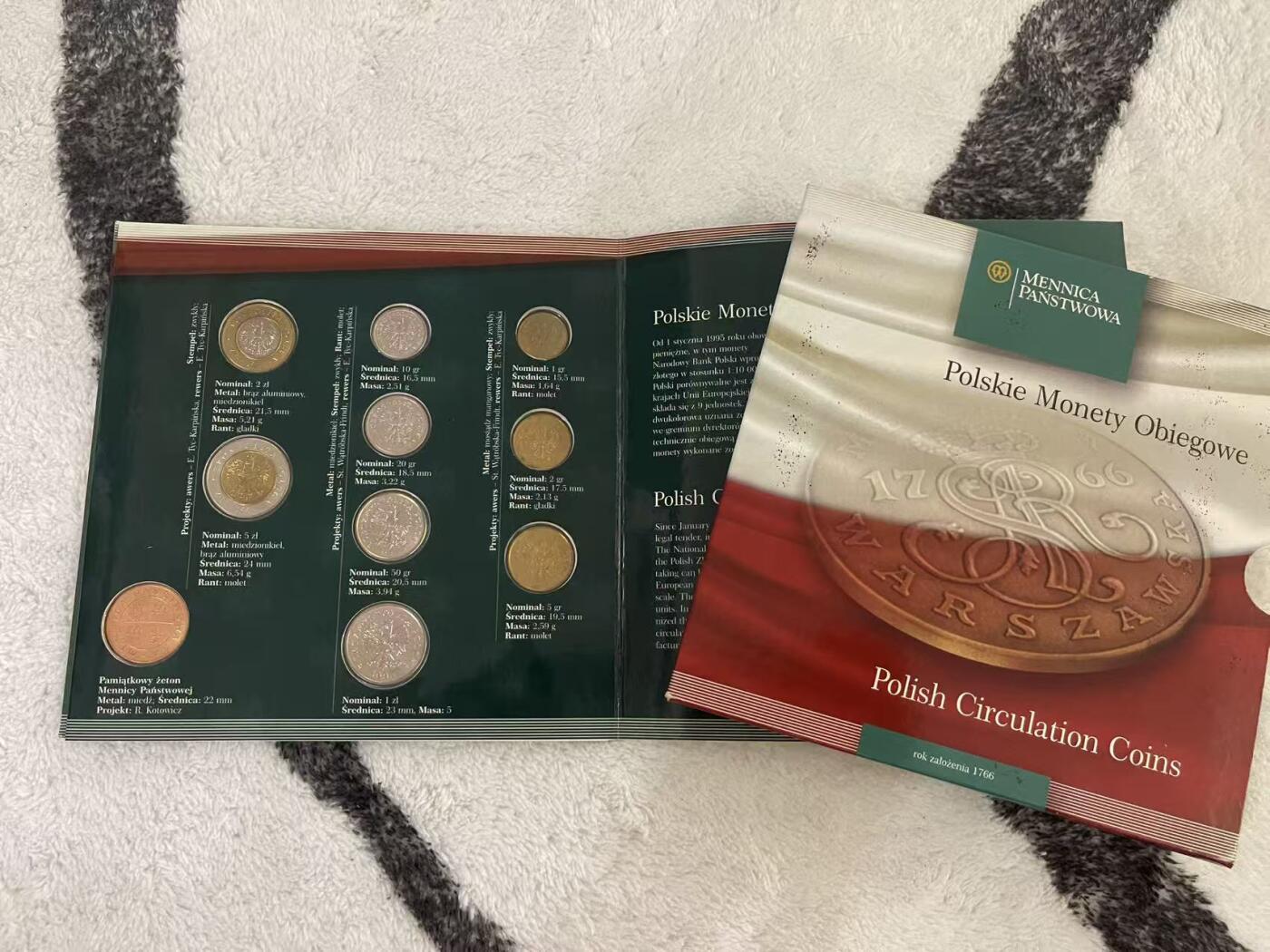 ❤️【币观天下】❤️ 第346期钱币拍卖场- 2026.3.27周五晚上6点半场 长期征集拍品  波兰2003年官方套币 含一枚造币厂纪念铜章