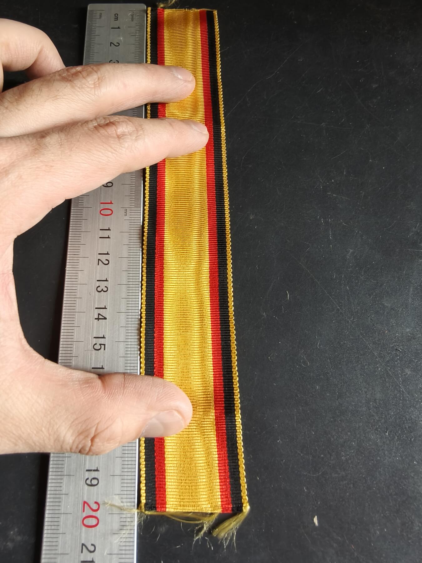 老王徽章第189期 比利时普法战争动员奖章绶带      20cm