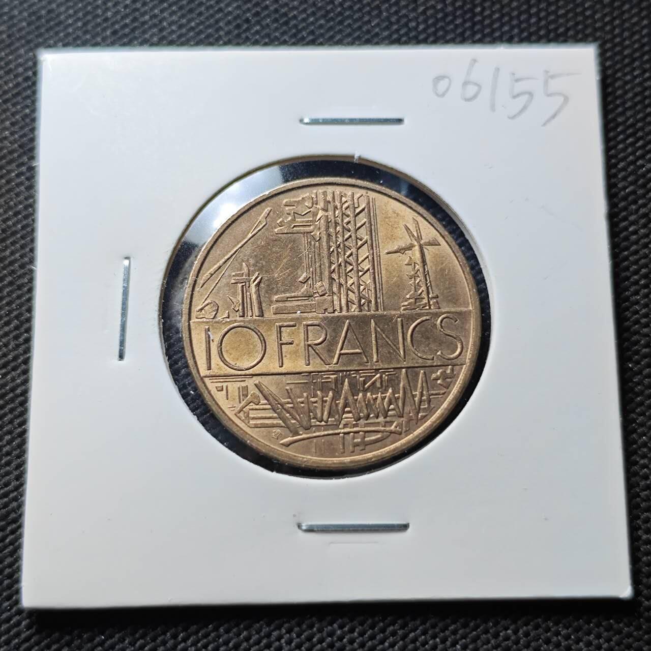 KK钱币收藏小铺  第406期 2月预留时间 周末发货  法国10法郎 好品