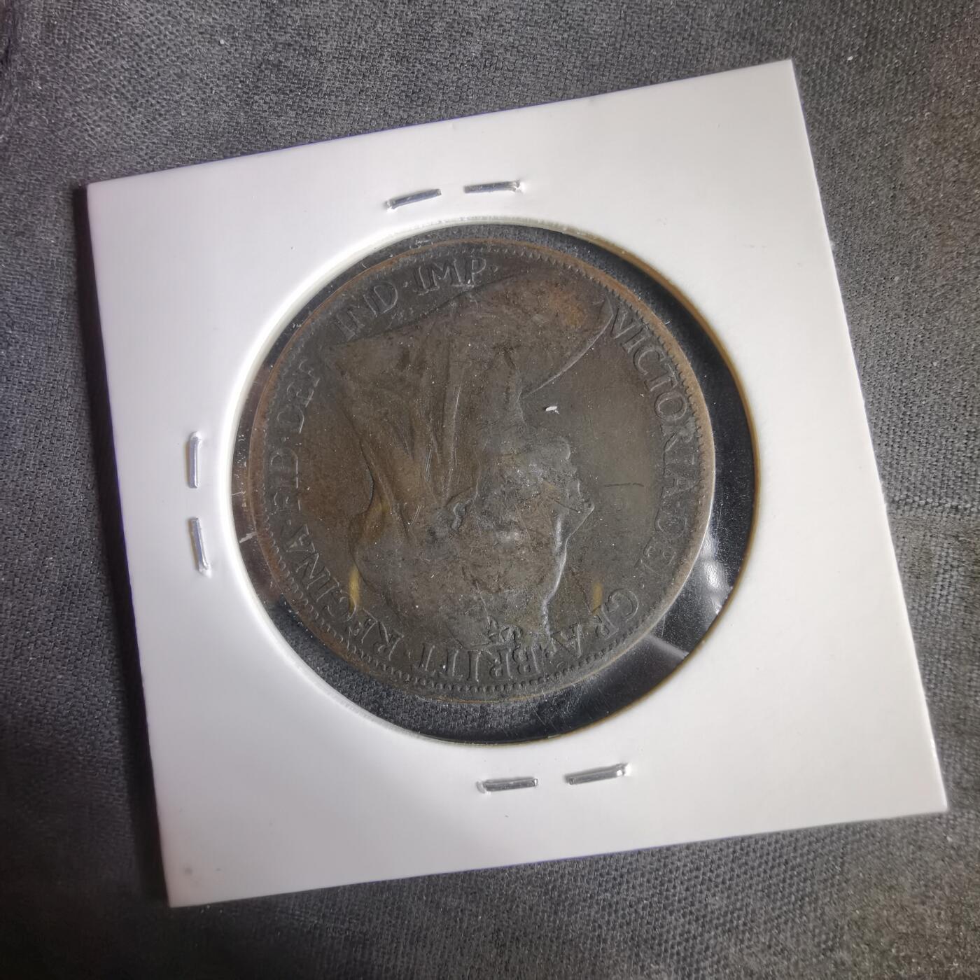 沼泽如烟--第1031场 英国1897年1便士