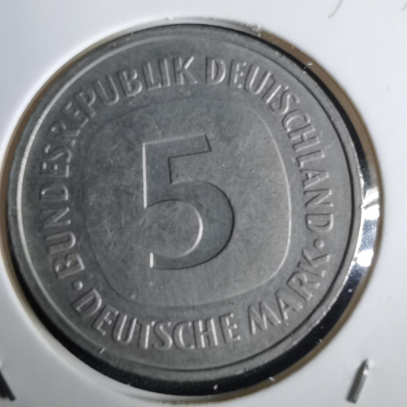 沼泽如烟--第1032场 德国1975年5马克