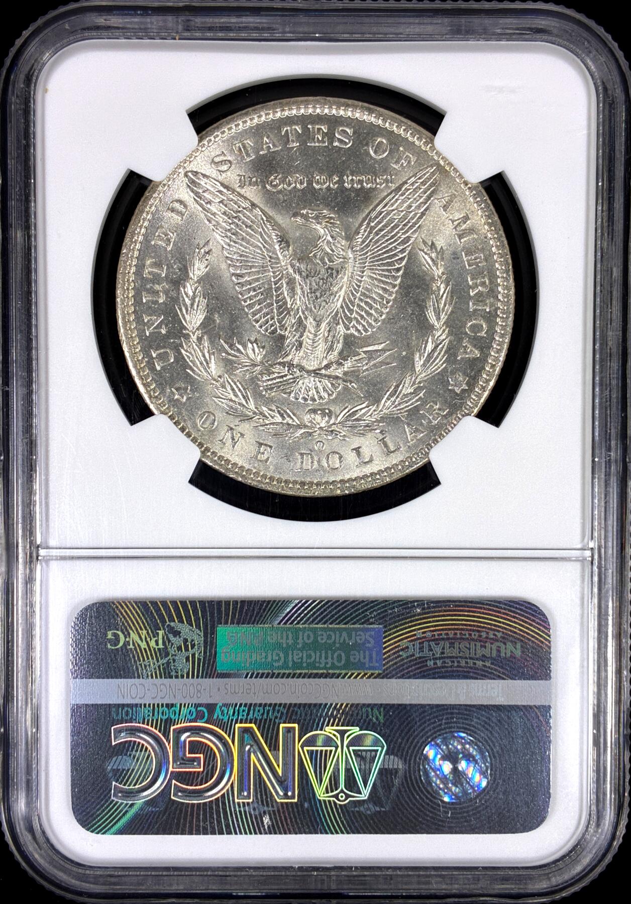 【雨安】【直播拍卖】【第0130期-评级币章】2026-03-28 周六 19:30 (金价981.33, 银价17.11) [评级美洲] USA 美国 1美元 (1878-1921) 摩根 1885年O  NGC-MS63