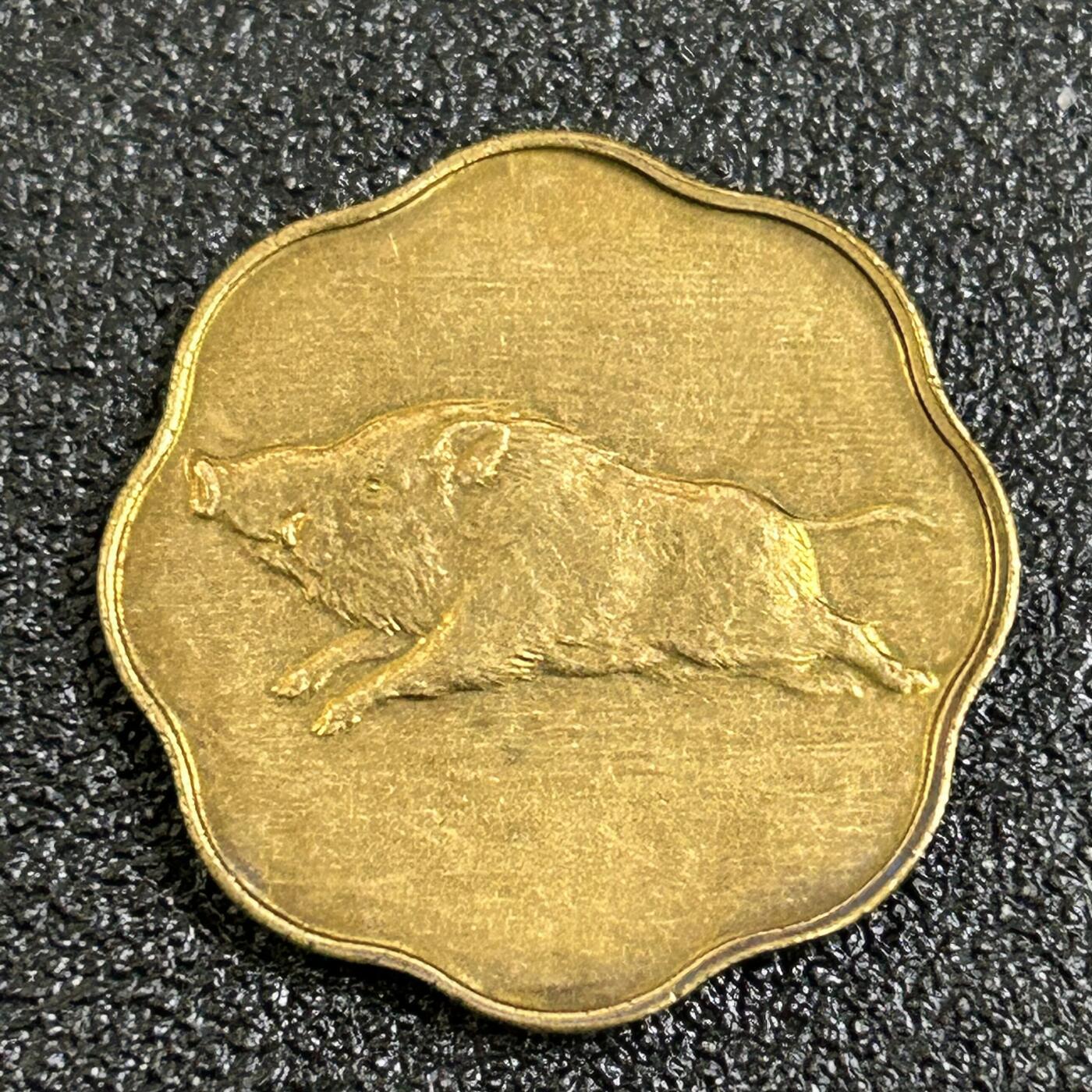 西秦中古拍卖第八十一期  日本造币局2007年猪年生肖纪念章 官方出品