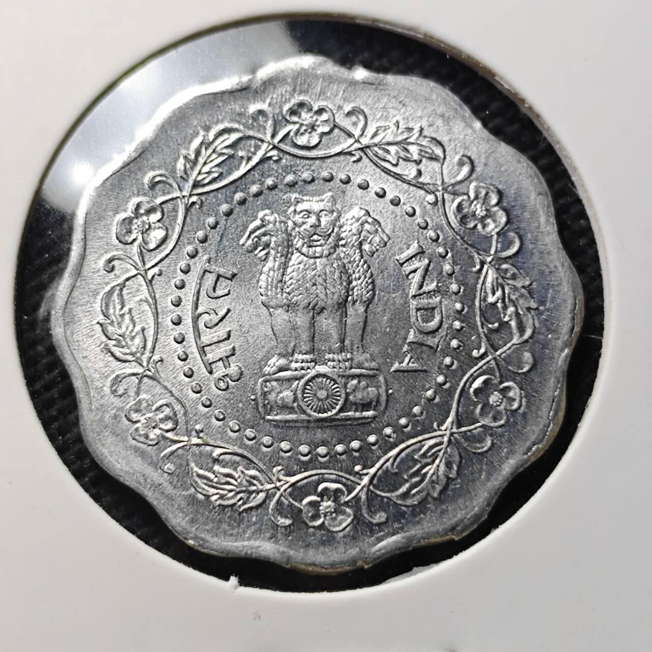 KK钱币收藏小铺  第406期 2月预留时间 周末发货  印度10派沙 好品