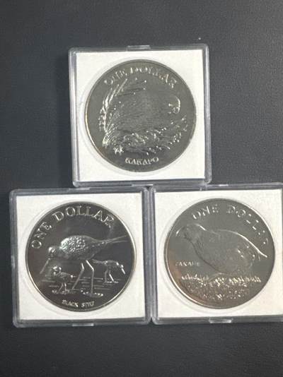 ❤️【币观天下】❤️ 第346期钱币拍卖场- 2026.3.27周五晚上6点半场 长期征集拍品  - 新西兰鸟类克朗纪念币三枚