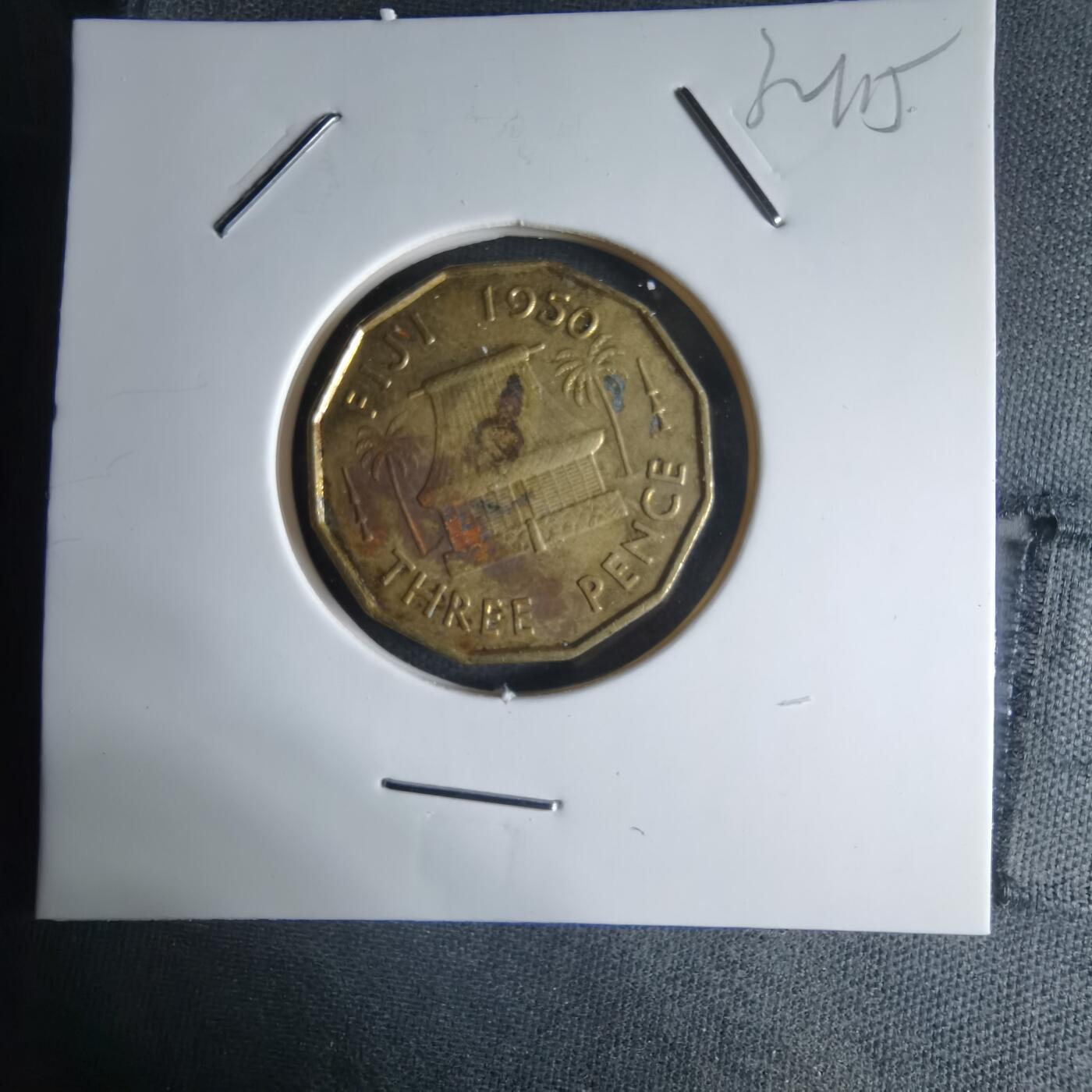 沼泽如烟--第1032场 斐济1950年3便士